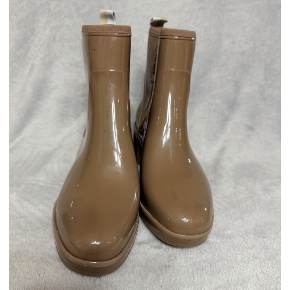 Kate Spade Puddle Rain Boots Size 10 Boots Beige Block Heels rubber - Picture 3 of 9